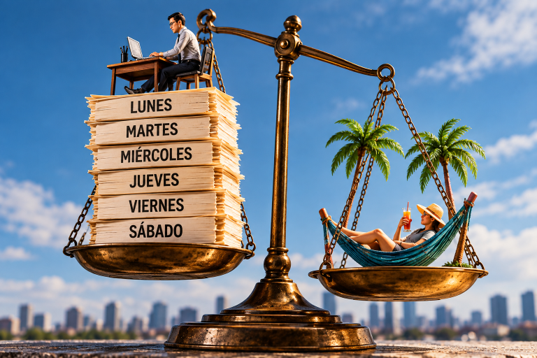 40 horas no son 5 días