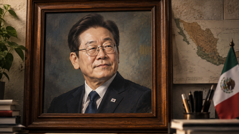 El Presidente de Corea del Sur Lee Jae Myung
