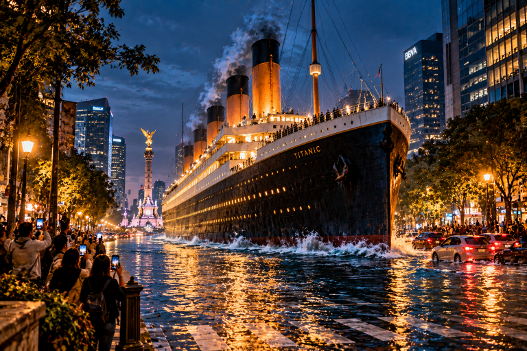 El Titanic atraviesa Reforma