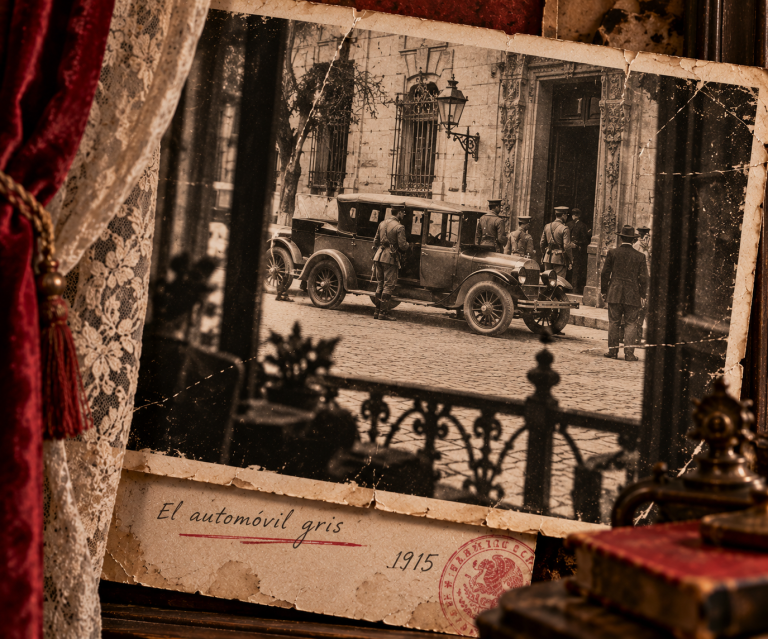 El carro gris
