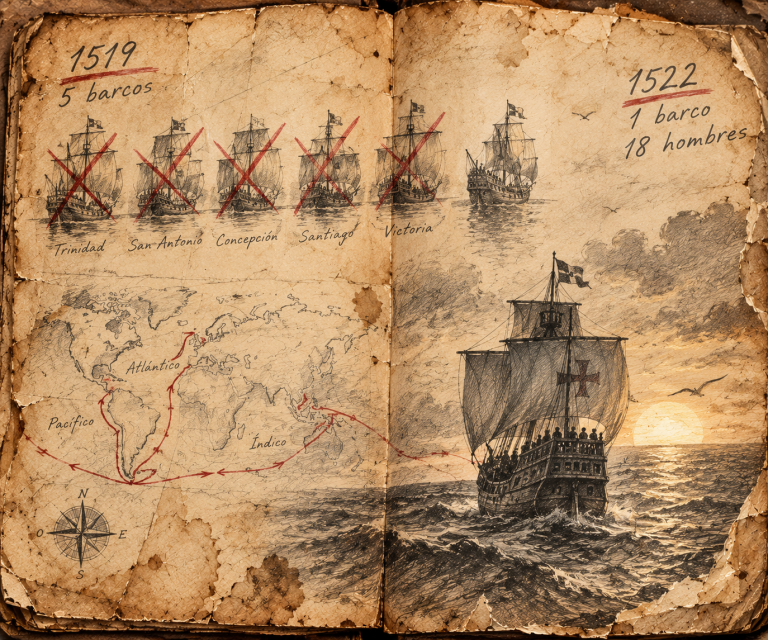 Los hombres que recorrieron el mundo