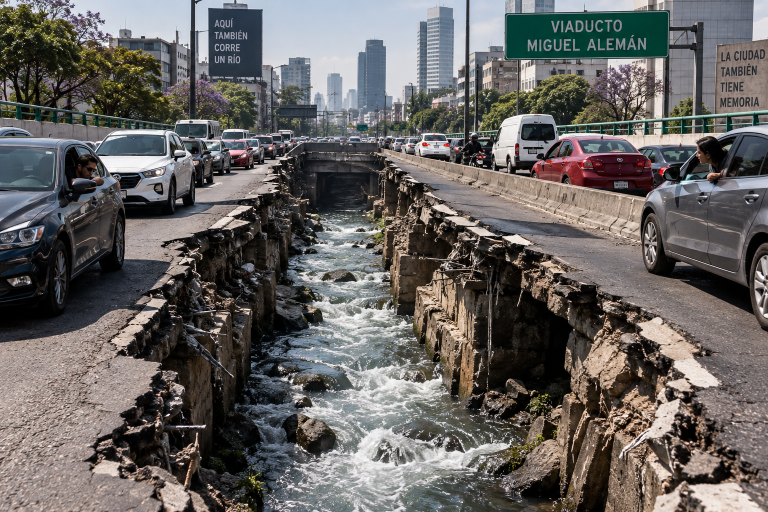 Los ríos escondidos de la CDMX