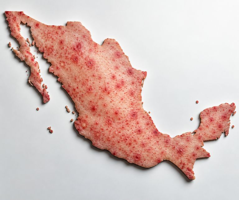 Sarampión en todos los estados de la República Mexicana