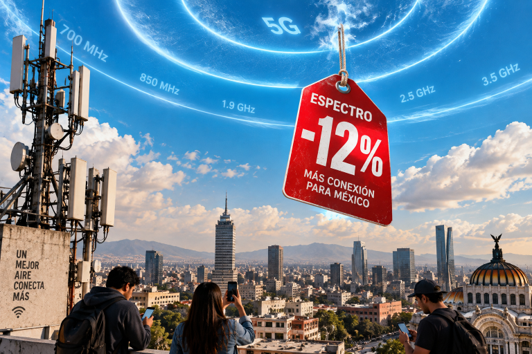 reducción en el espacio radioeléctrico