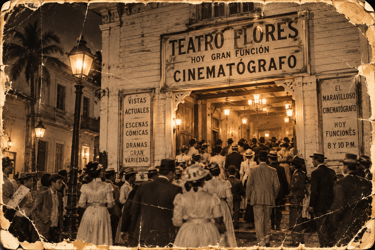 El Teatro que se incendió el día de su inaguración.    La Cabeza De Ratón