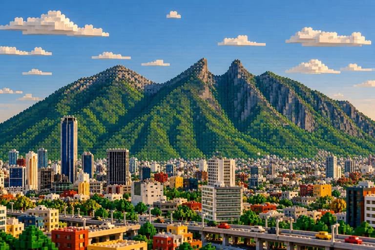 El cerro de la silla LEGO