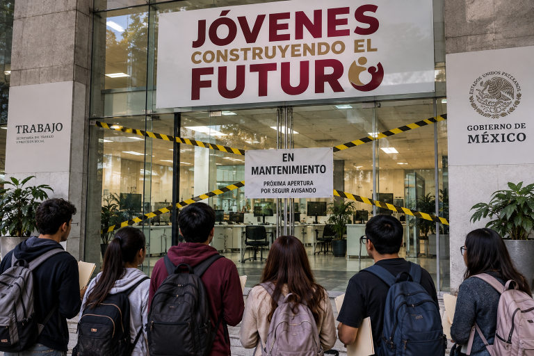 Jóvenes esperando el futuro