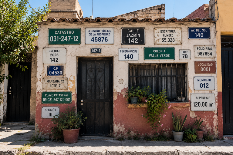 La casa de las varias placas