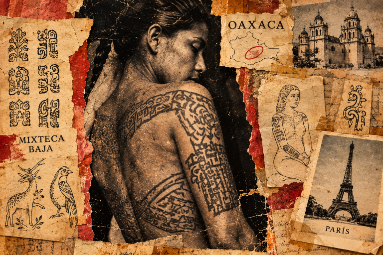 La momia tatuada de Oaxaca. ---- La Cabeza De Ratón