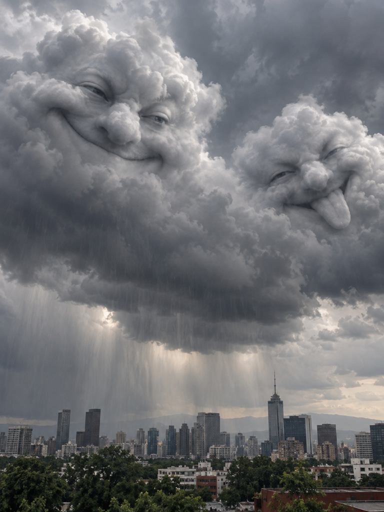 Las nubes burlonas. ---- La Cabeza De Ratón