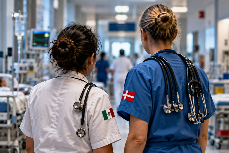 México y Dinamarca en salud. ---- La Cabeza De Ratón