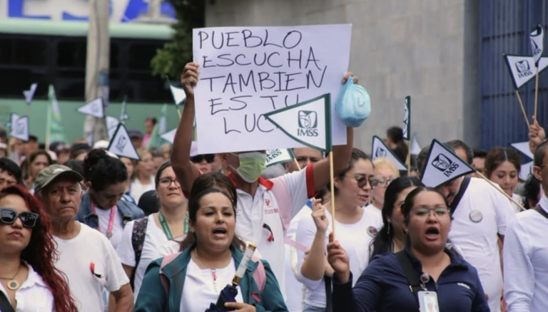 Protestas del IMSS - La Cabeza De Ratón