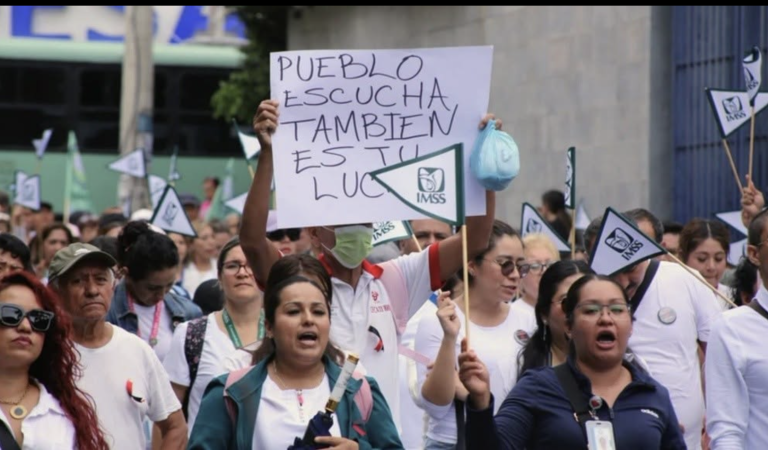 Protestas del IMSS - La Cabeza De Ratón